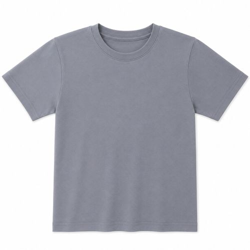 Camiseta gris con estampado de paisaje para niño