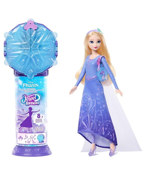 Muñeca Disney Frozen Elsa Patinadora Jewel Reveal con Accesorios