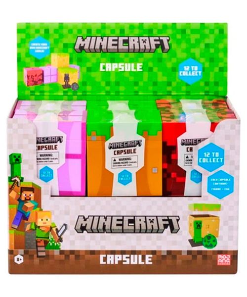 Minecraft Cápsula Sorpresa con Figura Coleccionable Surtida
