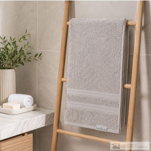 Toalla de mano unika taupe 48 x 80 cm