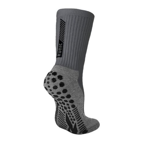 Medias de Fútbol Runic Antideslizantes Talla 10-13 Gris