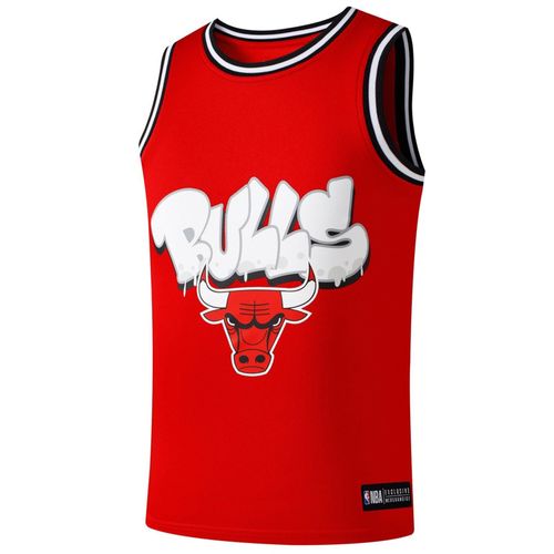 Camiseta roja con estampado de Chicago Bulls para niño