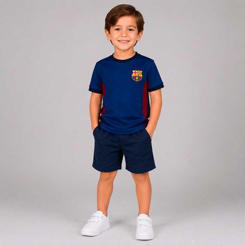 Camiseta azul Club DNA del FC Barcelona para niño