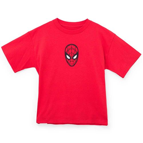 Camiseta roja con estampado de Spider-Man para niño