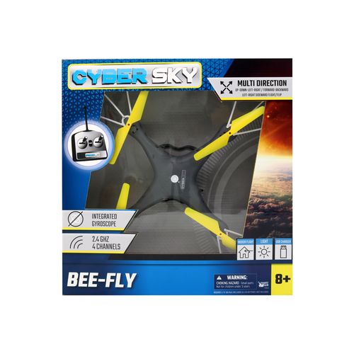 Drone r/c bee fly 4 canales 2.4ghz multidireccion luz interior infrarojo