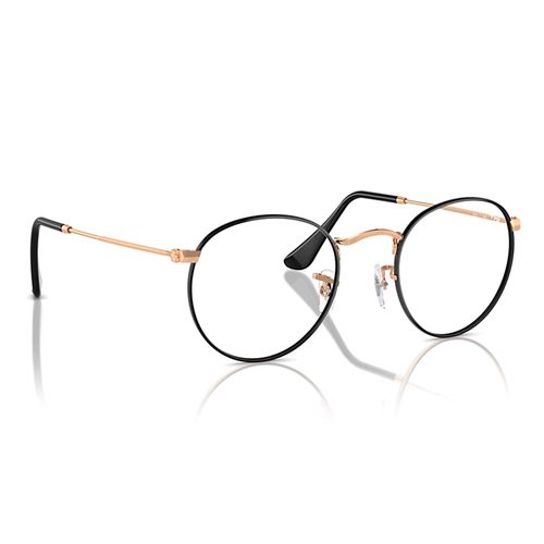 Aro oftálmico Ray-Ban redondo de metal unisex
