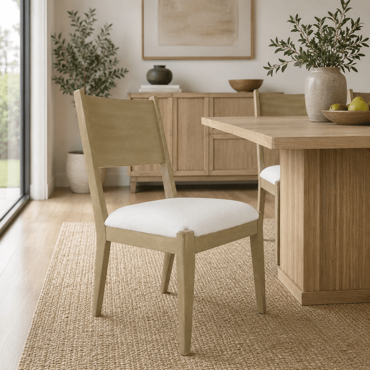 Silla con brazo para comedor Boca