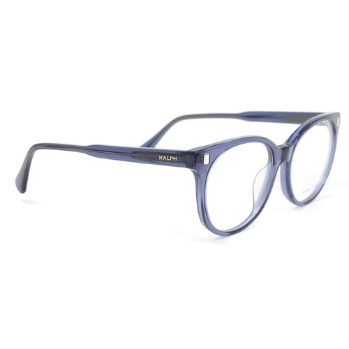 Aro oftálmico Ralph Lauren ovalado de acetato azul translúcido para mujer