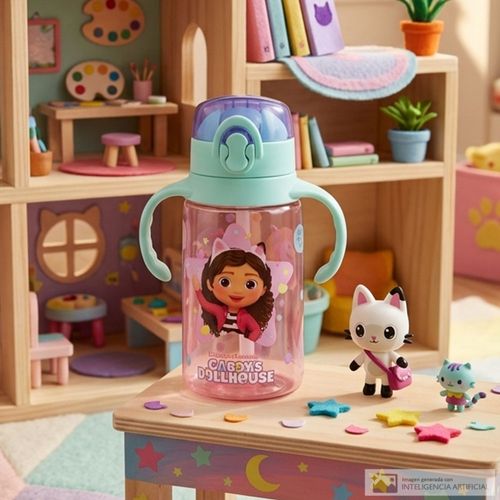 Botella infantil Gabby’s Dollhouse 549 ml