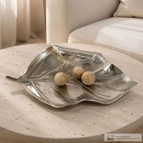 Bandeja decorativa 46 x 25 x 6 cm