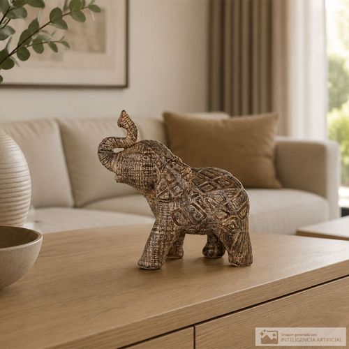 Elefante decorativo 15.5 x 6 x 15 cm