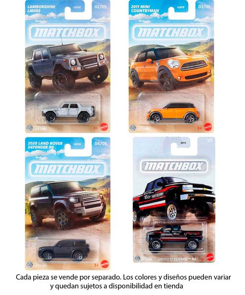 Matchbox Auto de Temática Exclusiva Producto Surtido 1 Pieza