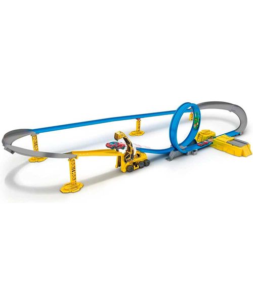 Pista de Carreras Zuru Metal Machines Construction Destruction con 2 Autos y Booster Motorizado