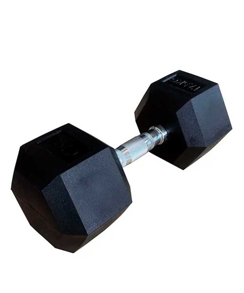 Mancuerna Hexagonal Encauchetada K6 17.5 kg
