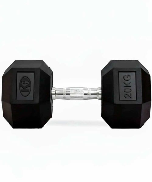 Mancuerna Hexagonal Encauchetada K6 20 kg