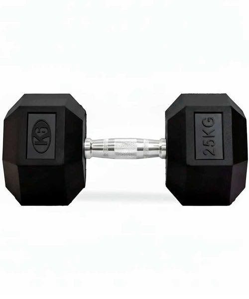 Mancuerna Hexagonal Encauchetada K6 25 kg