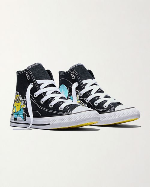 Zapato casual Converse Chuck Taylor All Star Minions color negro para niño