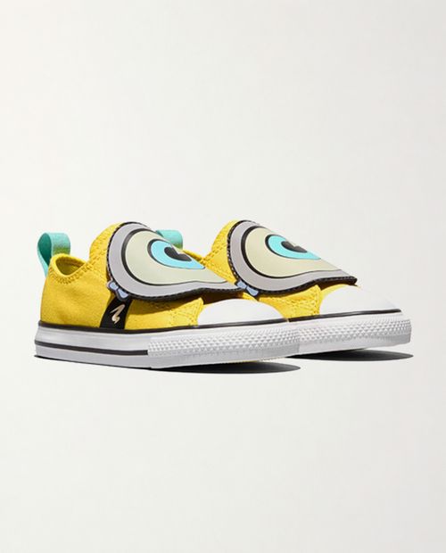 Zapato casual Converse One Strap Minions color amarillo para niño