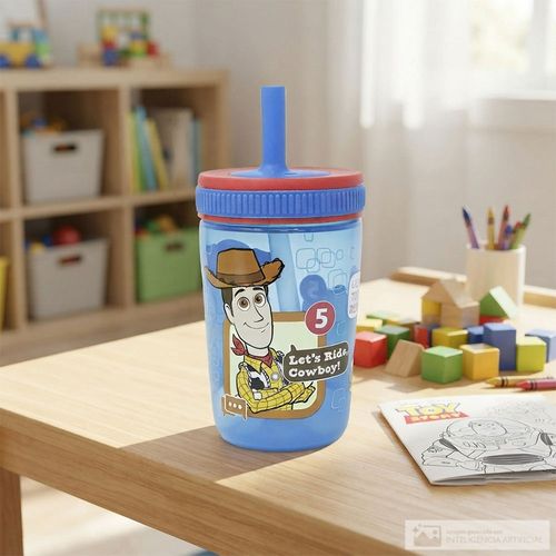 Vaso con popote Diseño Toy Story 5