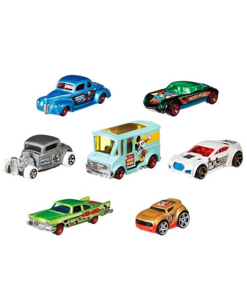 Hot Wheels Set de Carros Coleccionables Surtidos con Diseños de Superhéroes y Disney