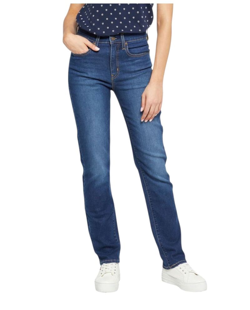 104999609-Jeans Levi's 724 straight azul de cintura alta para mujer