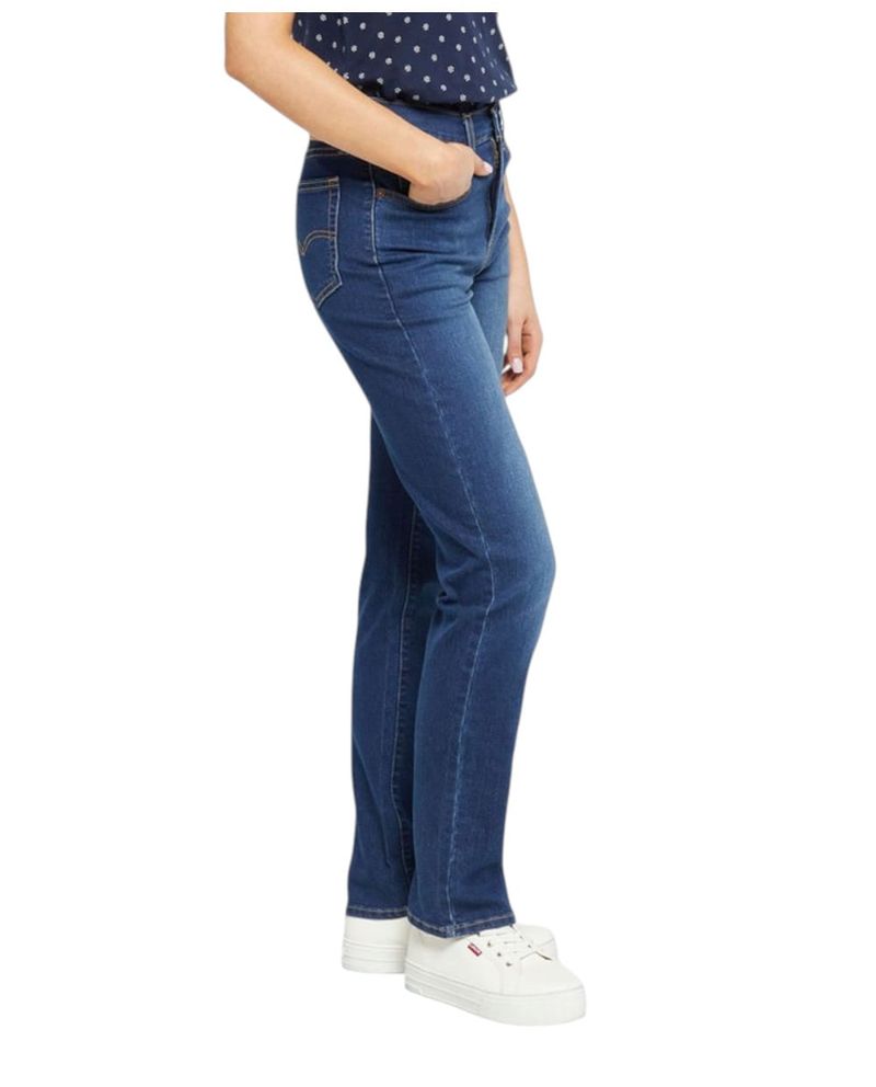 104999609-Jeans Levi's 724 straight azul de cintura alta para mujer