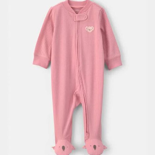 Pijama con bordado de koala para bebé niña