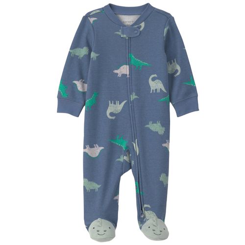 Pijama enterizo con estampado de dinosaurios para bebé niño