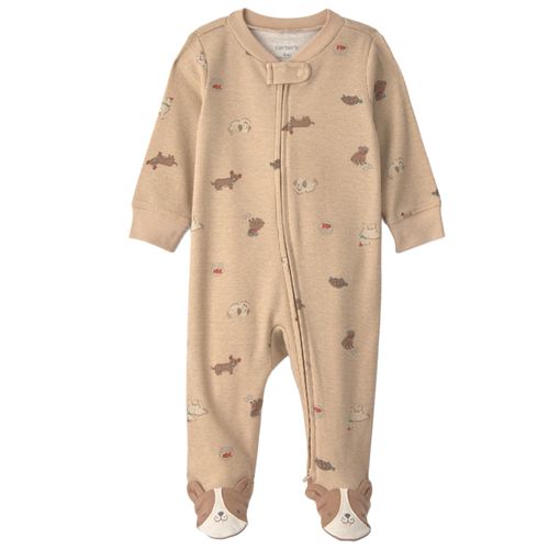 Pijama enterizo con estampado de perritos para bebé niño