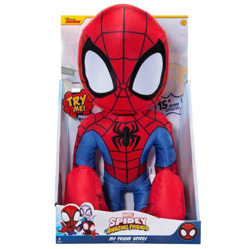 Peluche Interactivo Spidey con Sonidos Marvel Spidey and His Amazing Friends