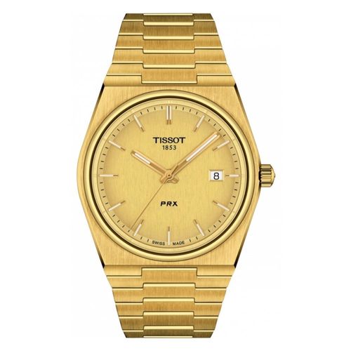 Reloj Tissot análogo dorado para hombre