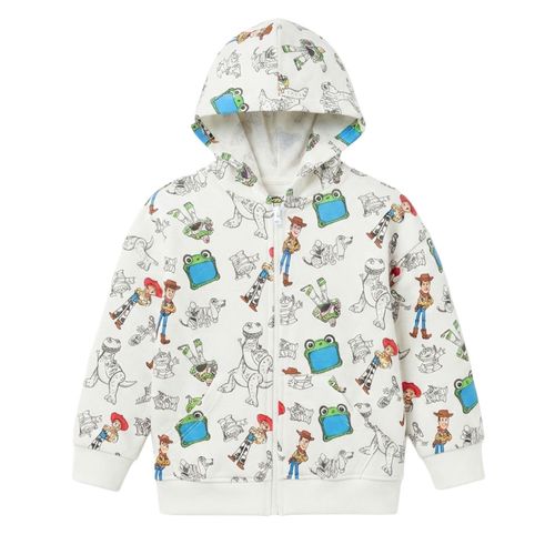 Sudadera blanca con estampado de Toy Story para niña