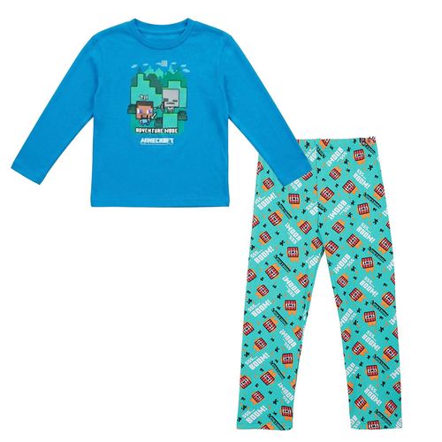 Pijama con estampado de Minecraft para niño