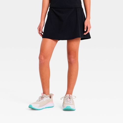 Falda short deportiva negra para niña