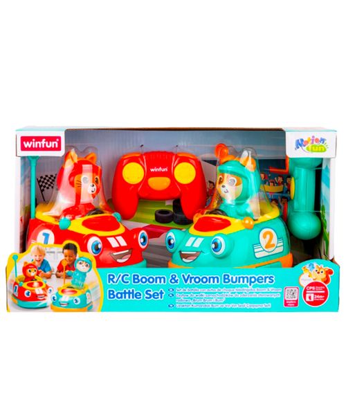 Set de Carros Chocones Winfun a Control Remoto para 2 Jugadores