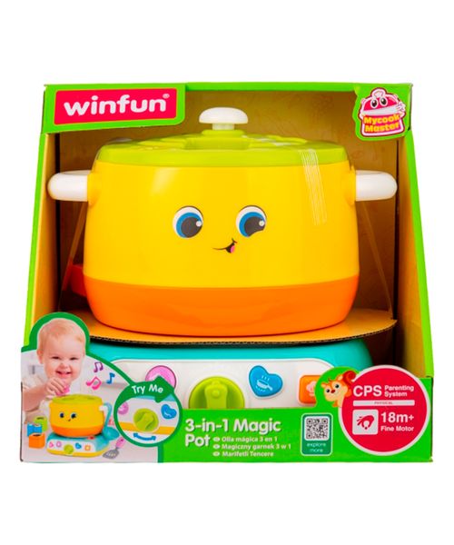 Olla Mágica 3 en 1 Winfun con Clasificador de Formas y Accesorios