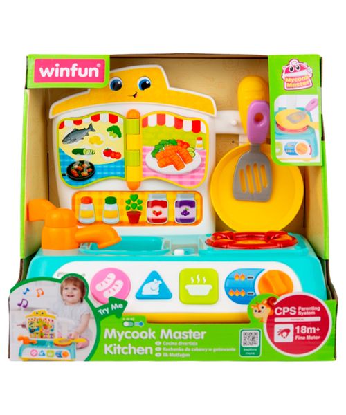 Cocina Interactiva Mycook Master Winfun con Luz, Sonidos y Accesorios