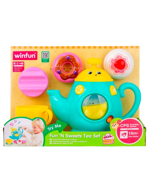 Juego de Té Interactivo Winfun Fun 'N Sweets con Tetera, Luz y Sonidos