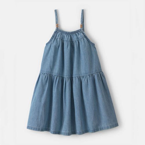 Vestido demin para niña