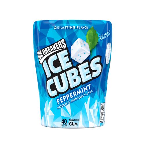 Chicles Rompehielos Cubitos Hielo Menta 40U