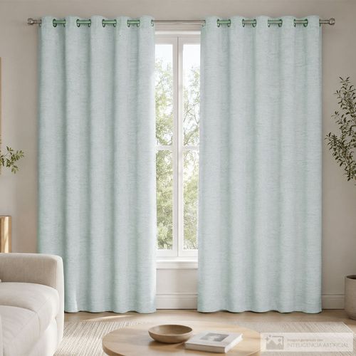 Cortina para ventana tipo blackout estilo linolia