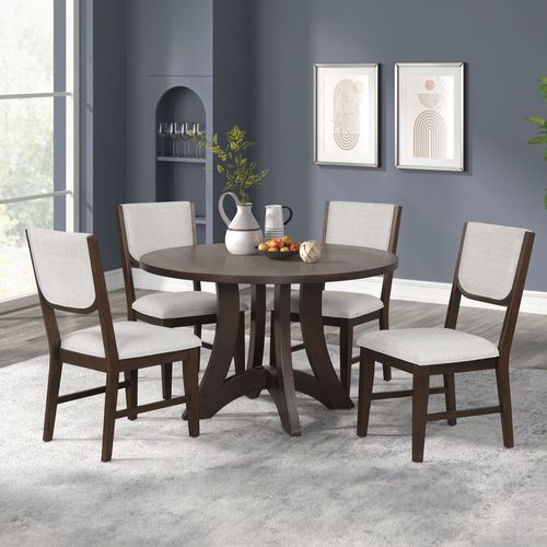 Juego de comedor 4 personas redondo Darcy
