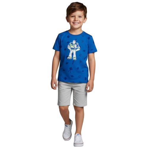 Camiseta azul con estampado de Buzz Lightyear para niño