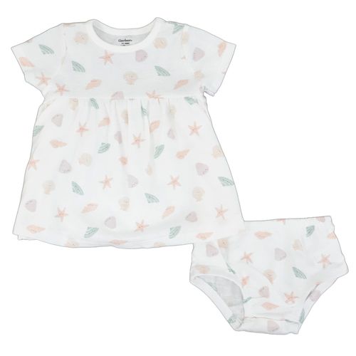 Vestido estampado marino para bebé niña
