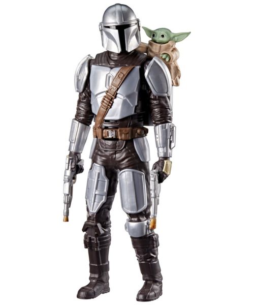 Figura Star Wars The Mandalorian y Grogu con Sonidos y Efectos de Batalla