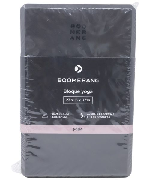 Bloque para Yoga Boomerang Negro 23 x 15 x 8 cm