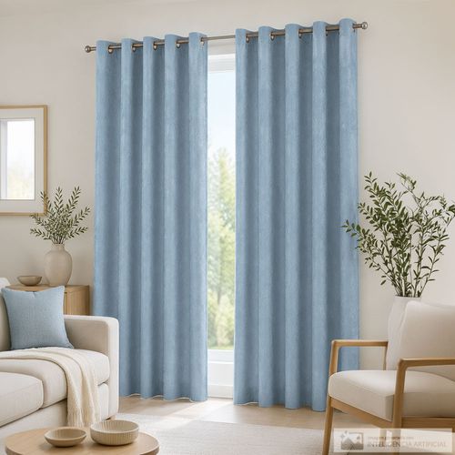Cortina para ventana tipo blackout estilo sabrina
