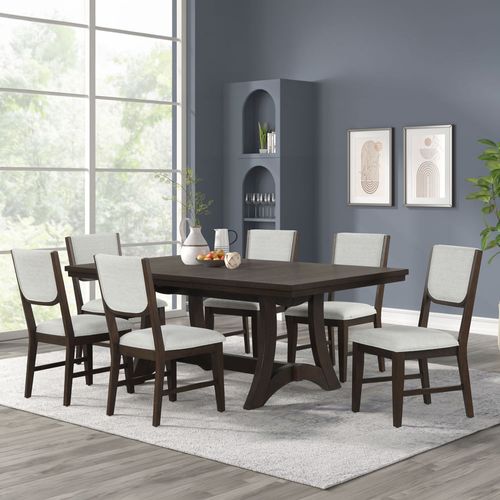 Juego de comedor 6 personas rectangular extensible Darcy