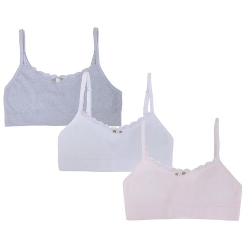 Set de 3 brassiers para niña