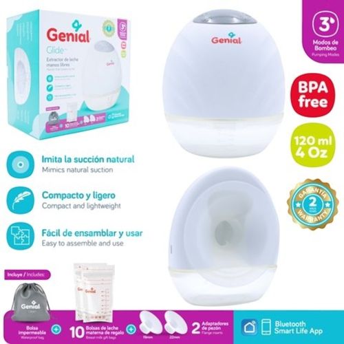Extractor de leche materna eléctrico Genial Glide